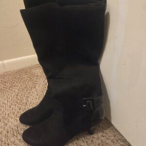 Black boots from Macys